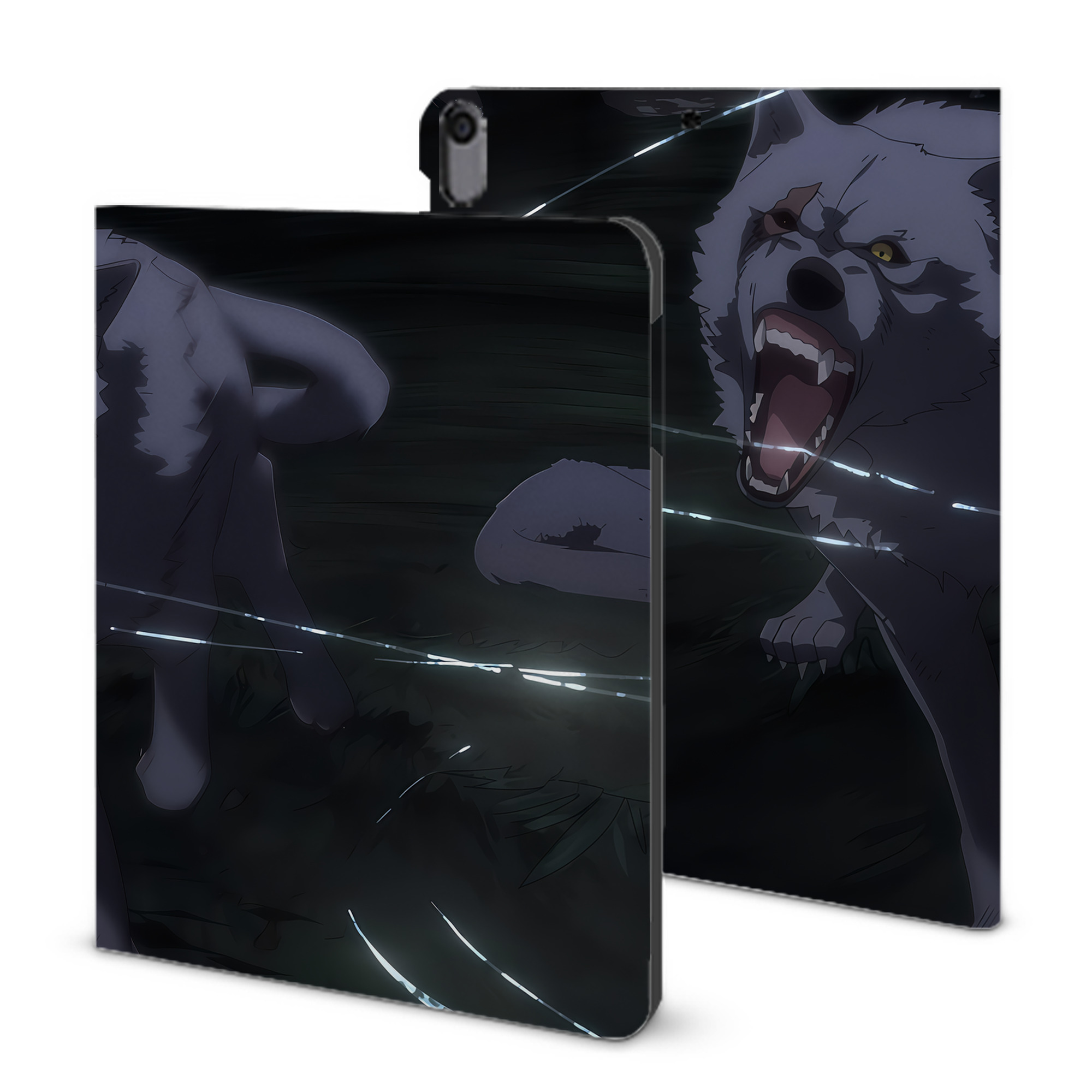 （画像用） 転スラ Regarding Reincarnated to Slime IPad ケース ブック型 PUレザー TPU 耐衝撃 軽量 薄型 ペン収納なし 全面保護 IPad 各モデル対応